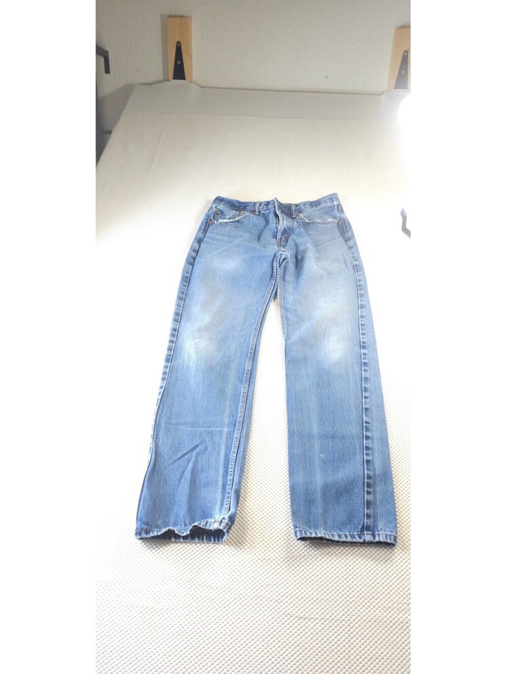 Levi's 505 Regular Fit Blue Denim Jeans Waist 33x32